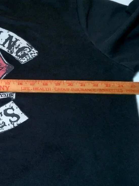 The Rolling Stones Sweatshirt Large Black Rock N Roll Band Tongue And Lips - Picture 7 of 9